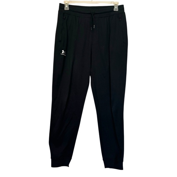 Under Armour ColdGear Sportstyle Brawler Jogger Sweatpants Black - Picture 2 of 7